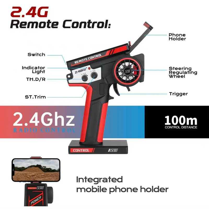 75 KM/H WLtoys 124016 V8 RC Ca - Rc Hobby Grade Drift Car 评论和价格