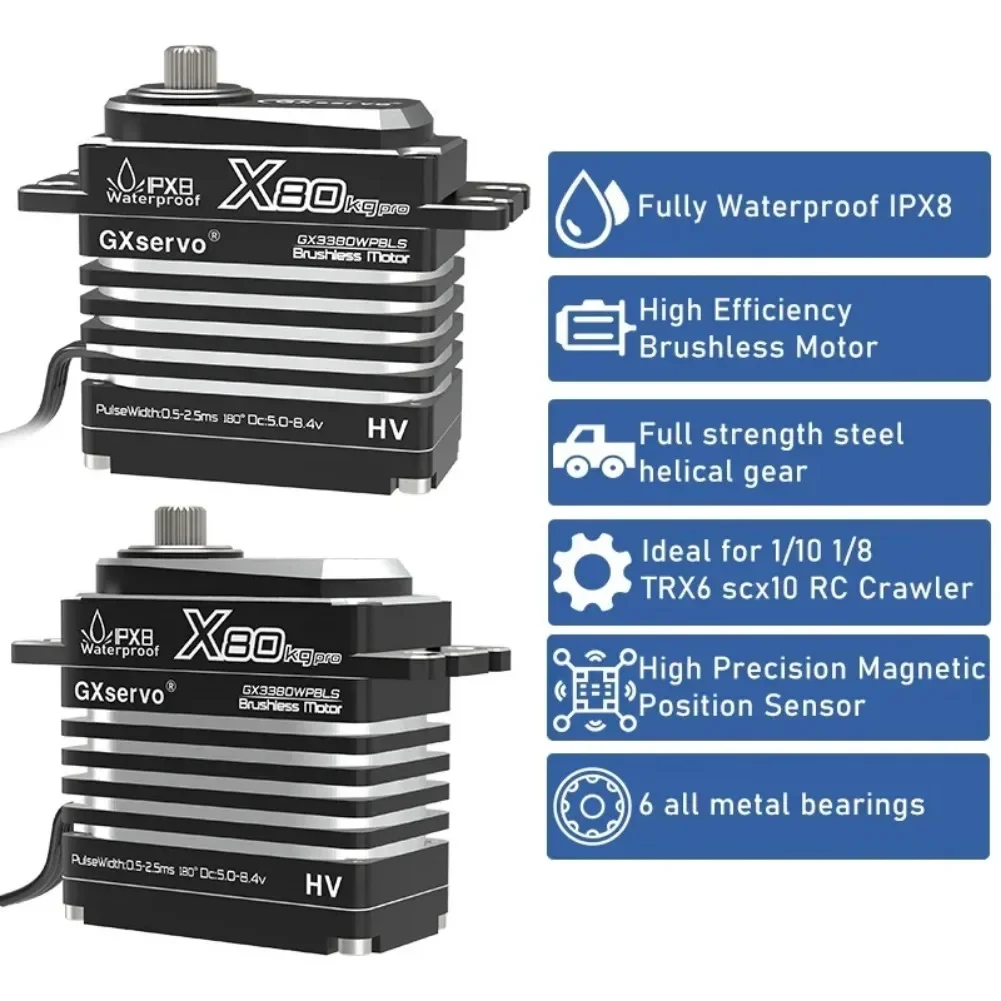 80KG Digital Servo Motor All M - Rc Hobby Motors 评论和价格