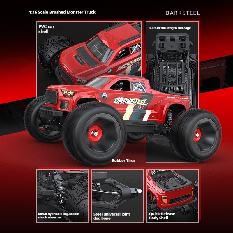 UDIRC UD1610PRO 1/16 RC BigWhe - Rc Hobby Monster Truck 评论和价格