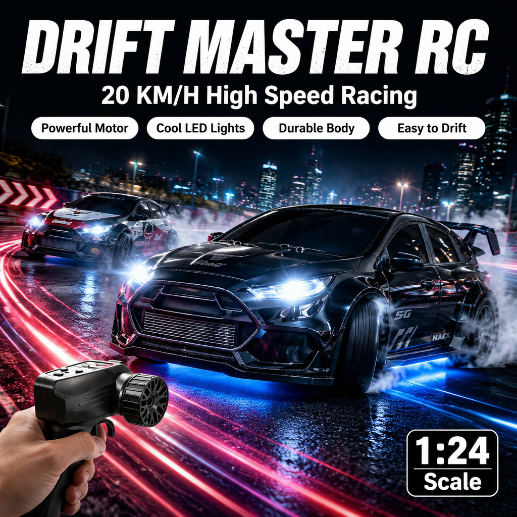 4WD RC Drift Car 1:24 Scale 2. - Rc Hobby Nook 评论和价格