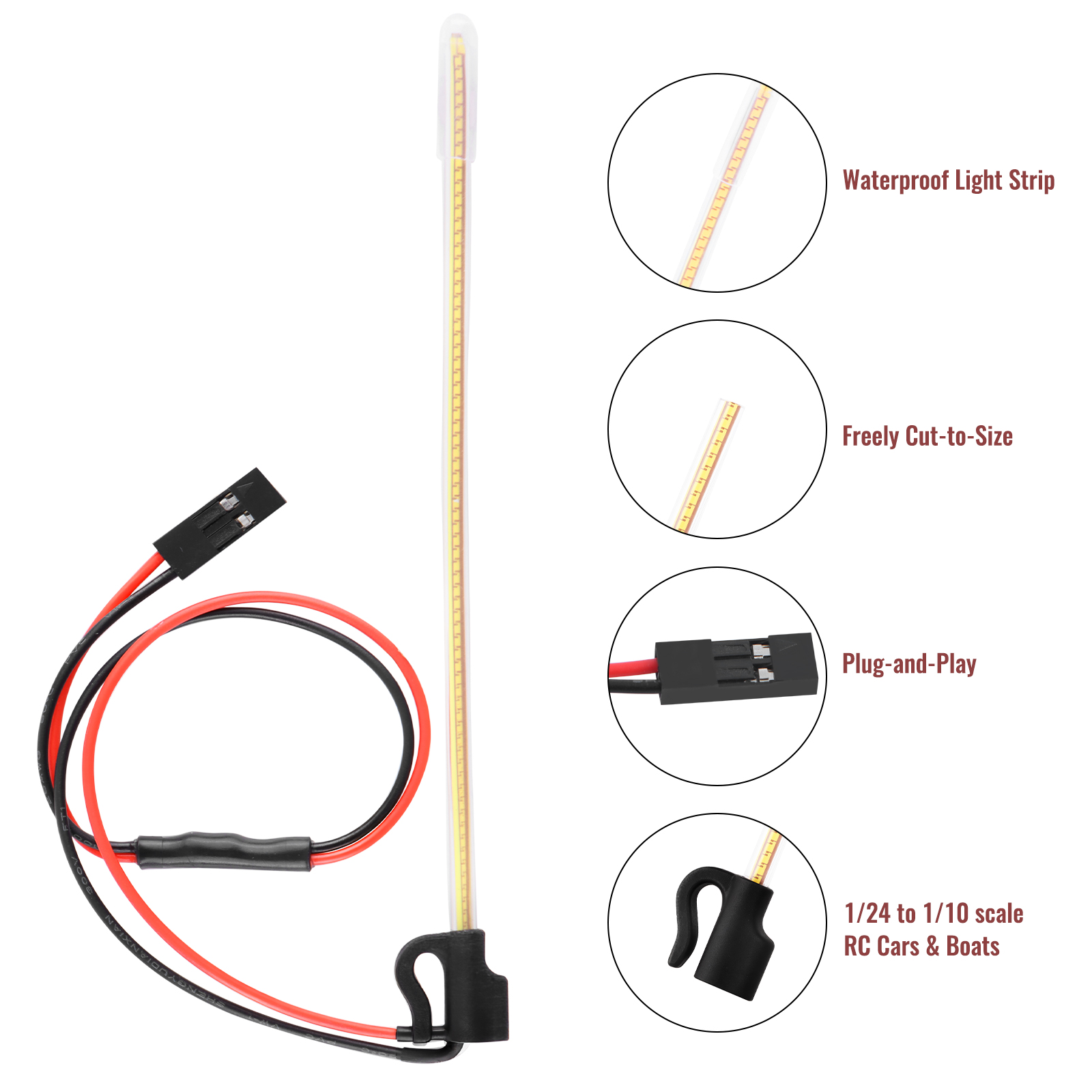 ModRax 2PCS LED RC Antenna Lig - Rc Hobby Nook 评论和价格