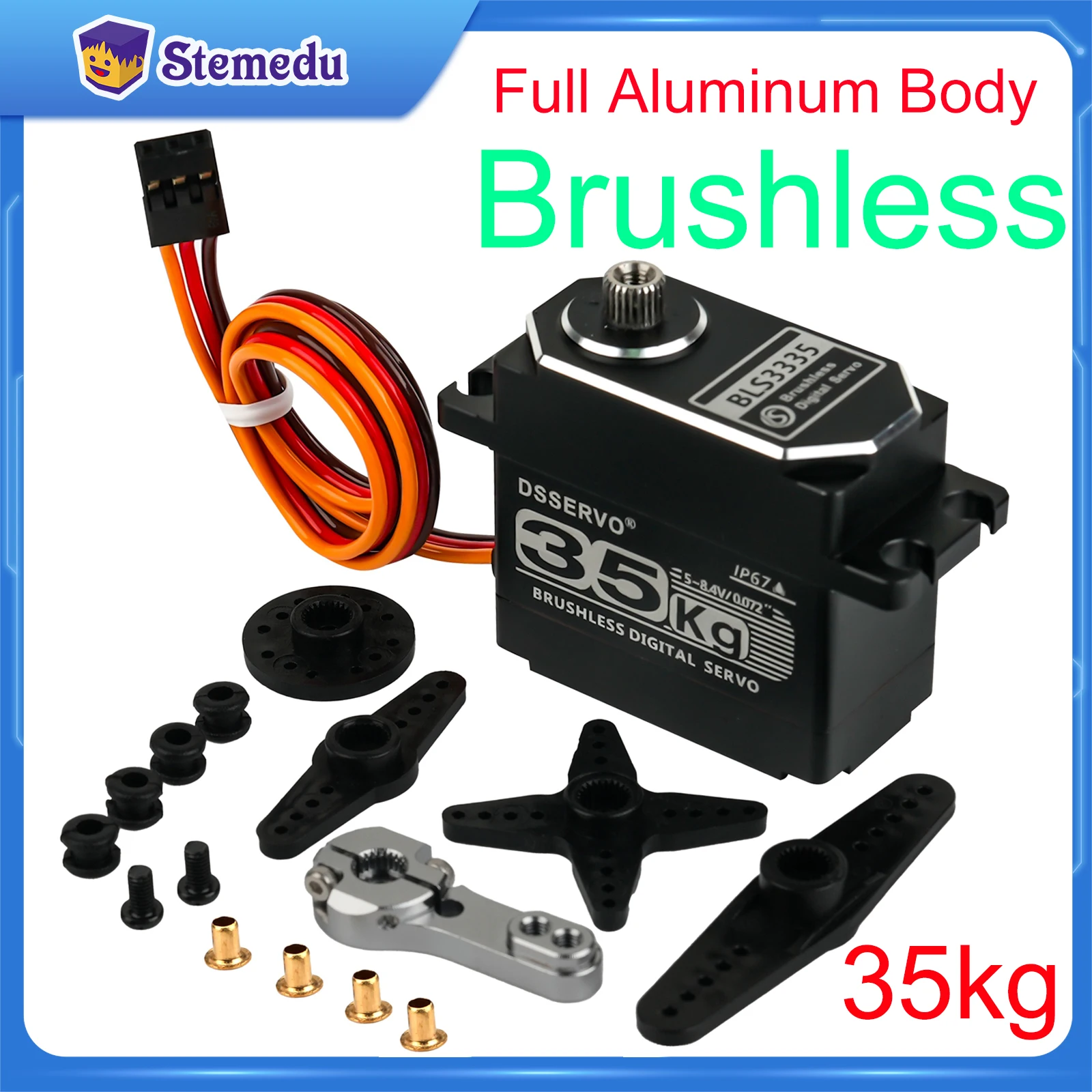 35KG BLS3335 Digital Servo Mot - Rc Hobby Motors 评论和价格