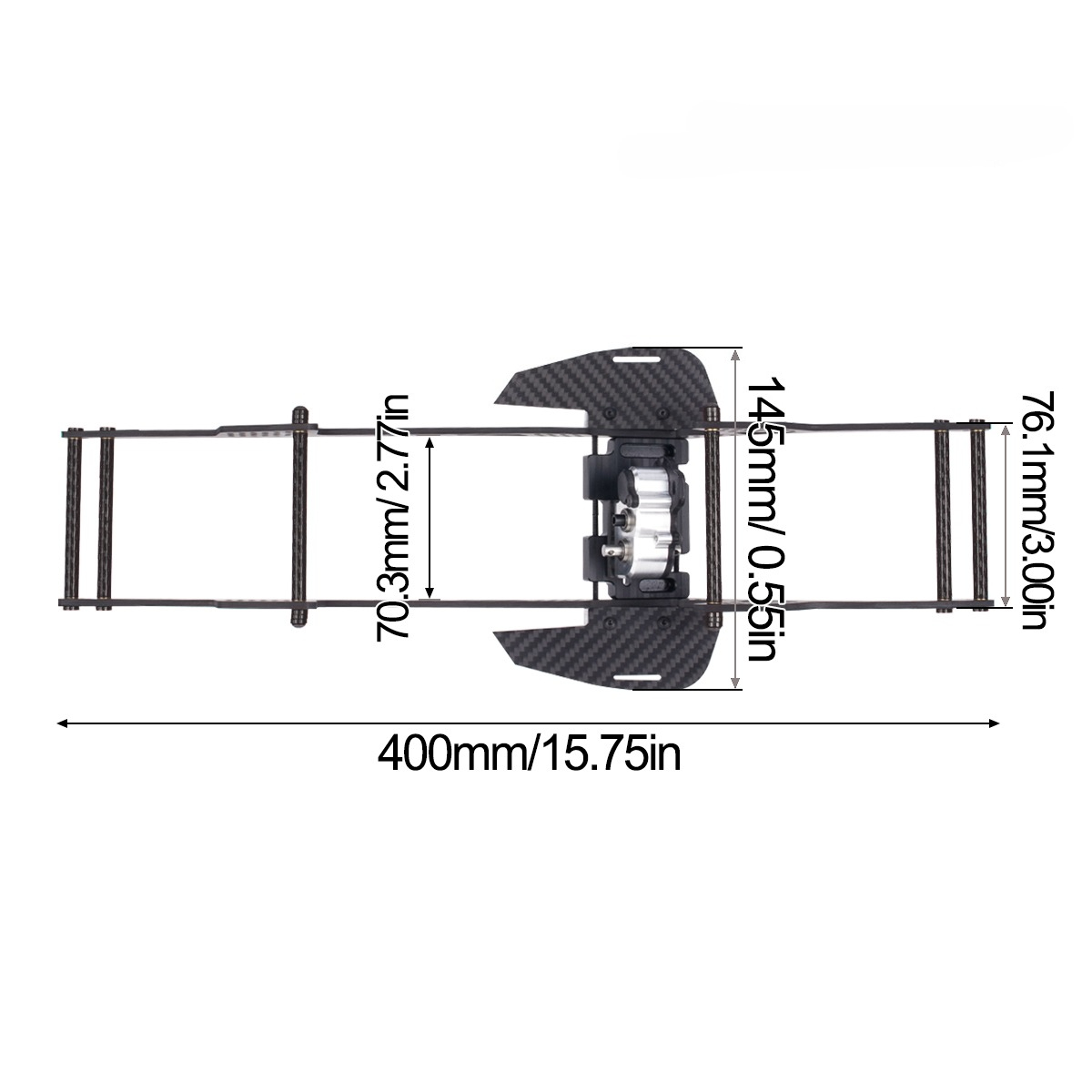 LCG Chassis Kit for 1/10 RC Cr - Rc Hobby Center 评论和价格