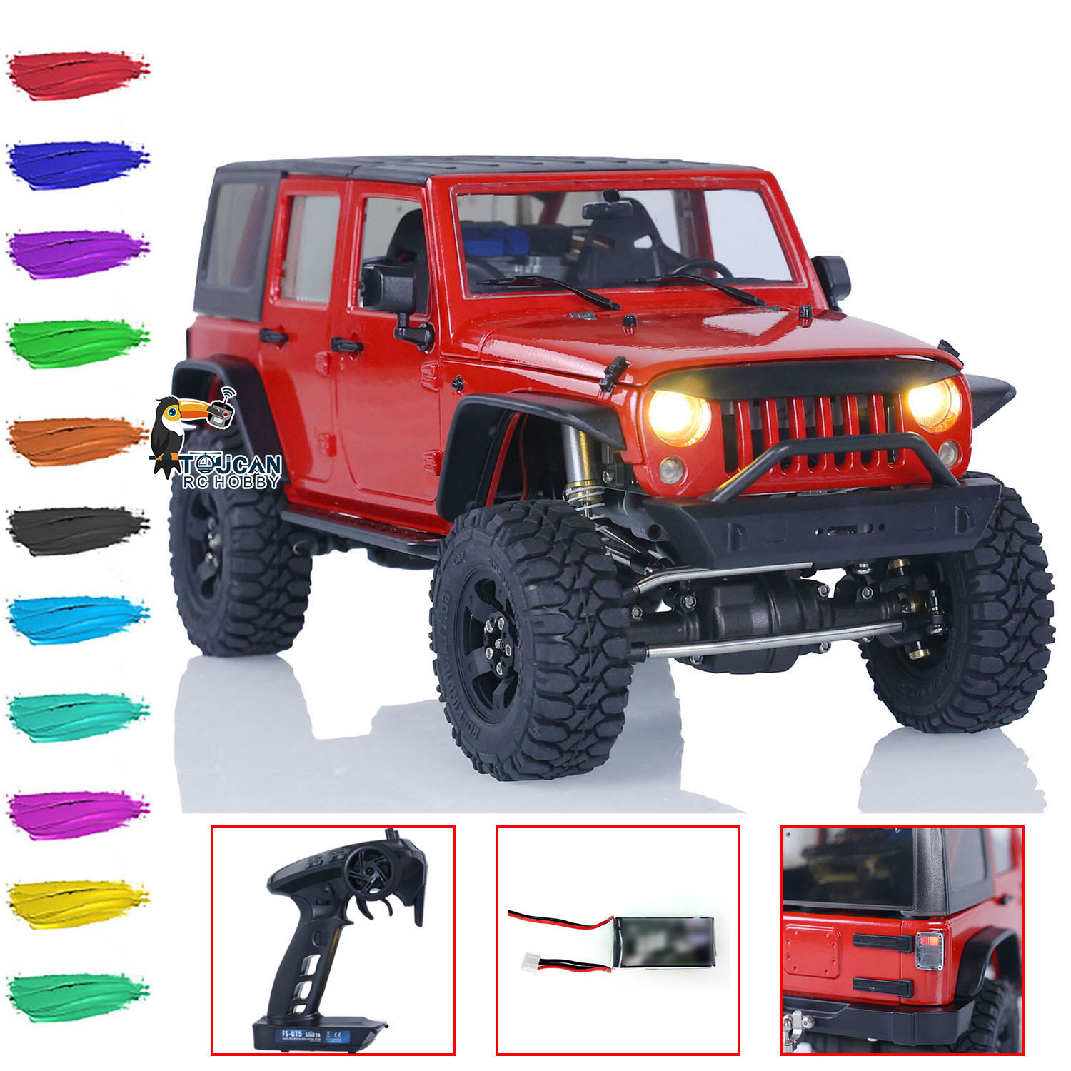 CAPO 1/18 RTR RC Crawler CUB2  - Rc Hobby Off Road 评论和价格